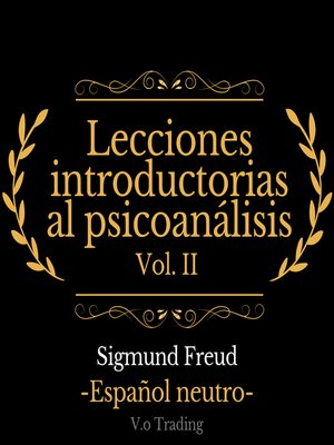 cover image of Lecciones introductorias al psicoanálisis